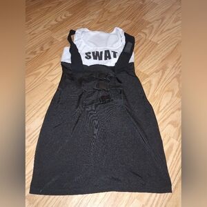 Sexy SWAT Officer Costume Dress. Women's M/L